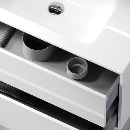 Тумба под раковину Sancos Urban UR100W 100х50 подвесная цвет белый